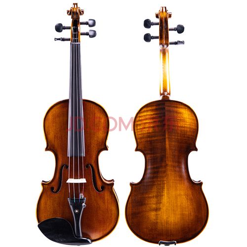 成人儿童初学考级小提琴手工制作天然虎纹小提琴演奏乐器 3/4【图片